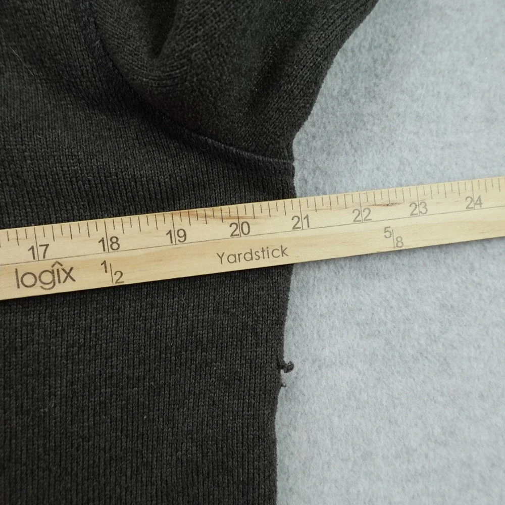 The North Face Sweater Mens Medium Gray Gordon Lyons Outdoor Henley Hoodie